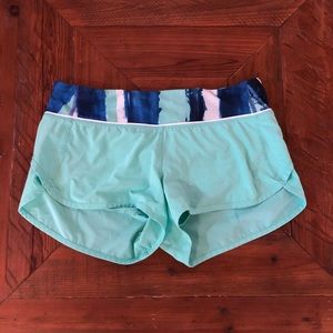 Lululemon Teal Speed Up Shorts